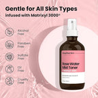 Rose Water Spray for Face with Matrixyl 3000, Glycerin & Aloe Vera - Image 6