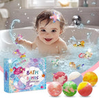 Bath Bombs for Kids with Surprise Inside, Shea & Coco Butter Dry Skin Moisturize - Image 2
