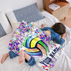 Custom Volleyball Blanket, Personalized Volleyball Blanket, Customized Sport - Image 4