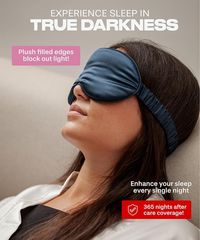 SUNDAYSILKS™ 3D Contoured Silk Sleep Mask | Padded Silk Eye Mask - Image 5
