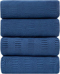 Ycosy 4 Pack Extra Large Microfiber Bath Towels Set, 35x70 inches, Less Lint by Ycosy
