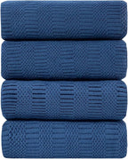 Ycosy 4 Pack Extra Large Microfiber Bath Towels Set, 35x70 inches, Less Lint by Ycosy