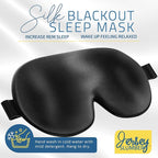 Silk Sleep Eye Mask for Men Women, Comfortable Super Soft Eye Mask - Image 2