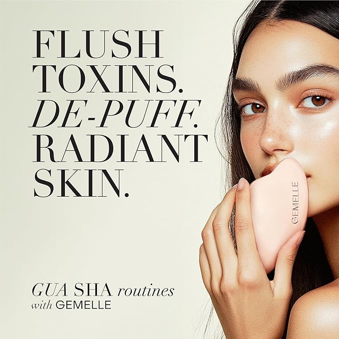 GEMELLE Lymphatic Gua Sha Face Oil | 10x Award Winner | Detox, Hydrate | - Image 3