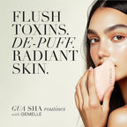 GEMELLE Lymphatic Gua Sha Face Oil | 10x Award Winner | Vitamin C, E & A | Detox - Image 3