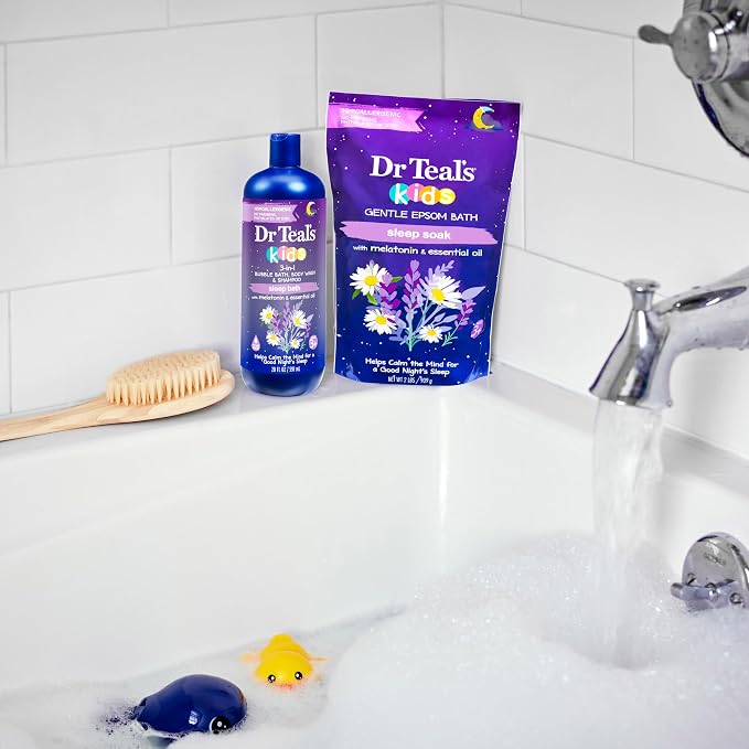 Dr Teal's Kids 3-in-1 Sleep Bath: Bubble Bath, Body Wash & Shampoo - Image 6