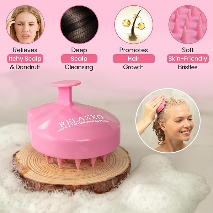 RELAXXO Scalp Massager Hair Growth – Exfoliator & Hair Scrubber - Image 2