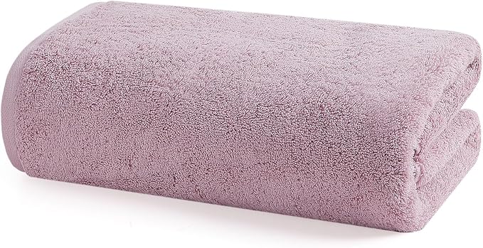 SEMAXE Purple Bath Towel, 100% Cotton Bath Towel by SEMAXE