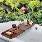 Temple Spring Bamboo Bathtub Tray Caddy - Image 6