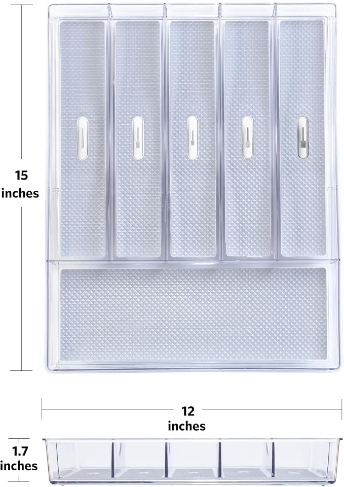 Glad Silverware & Utensil Drawer Organizer - Image 2
