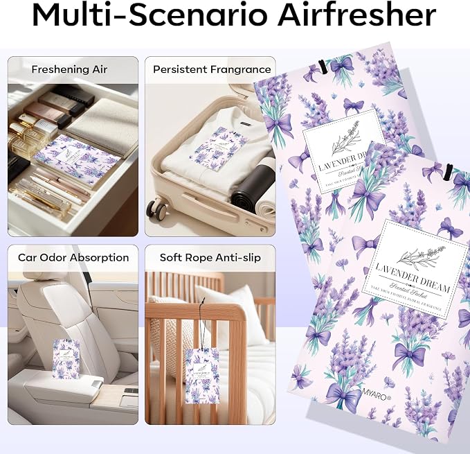 MYARO 20 Pack Lavender Scented Sachets - Image 4