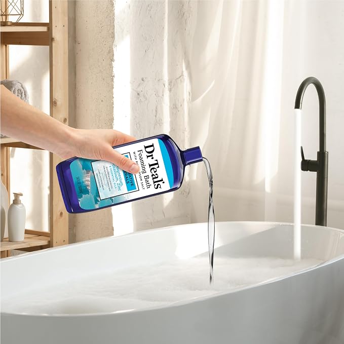 Dr Teal's Foaming Bath with Pure Epsom Salt, Restorative Minerals with Magnesium - Image 5