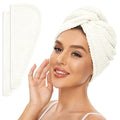 SimpleField 2 Pack Microfiber Hair Towel Wrap by SimpleField