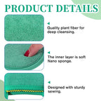 2 Pcs Exfoliating Facial Scrubber Mitt, Face Deep Exfoliating Cleaning - Image 3