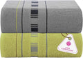 CASA COPENHAGEN X Line 2Pcs 100% Egyptian Cotton Large Designer Bathsheet by CASACOPENHAGEN