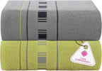 CASA COPENHAGEN X Line 2Pcs 100% Egyptian Cotton Large Designer Bathsheet by CASACOPENHAGEN