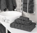 American Soft Linen Premium 3 Piece Towel Set, 1 Bath Towel 1 Hand Towel 1 - Image 2