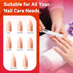 Professional Disposable Small Nail Files 180/240 Grit Double Sided White Emery - Image 3
