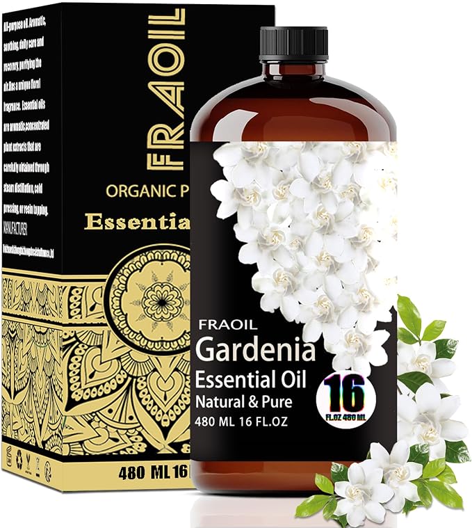 Gardenia Essential Oil, Gardenia Oil 16 Fl Oz 480 ML by FRAOILESSENTIALOIL