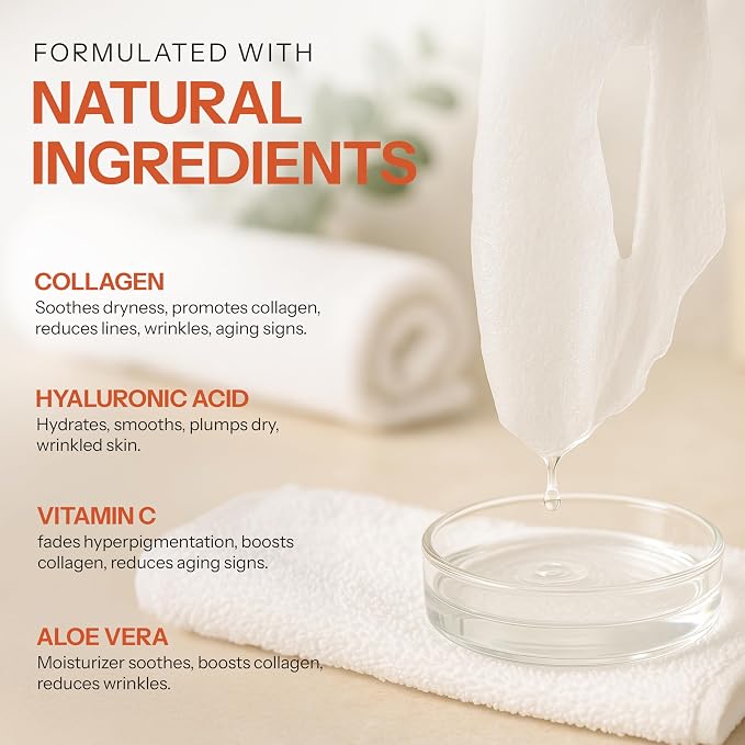 Skin 2.0 Vitamin C & Collagen Sheet Mask - Image 6