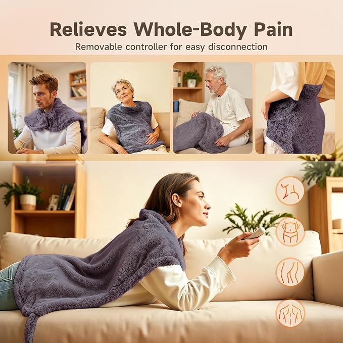 GOTCOZY Wareable Heating Pad for Back Pain Relief, Machine Washable, Gifts for - Image 5