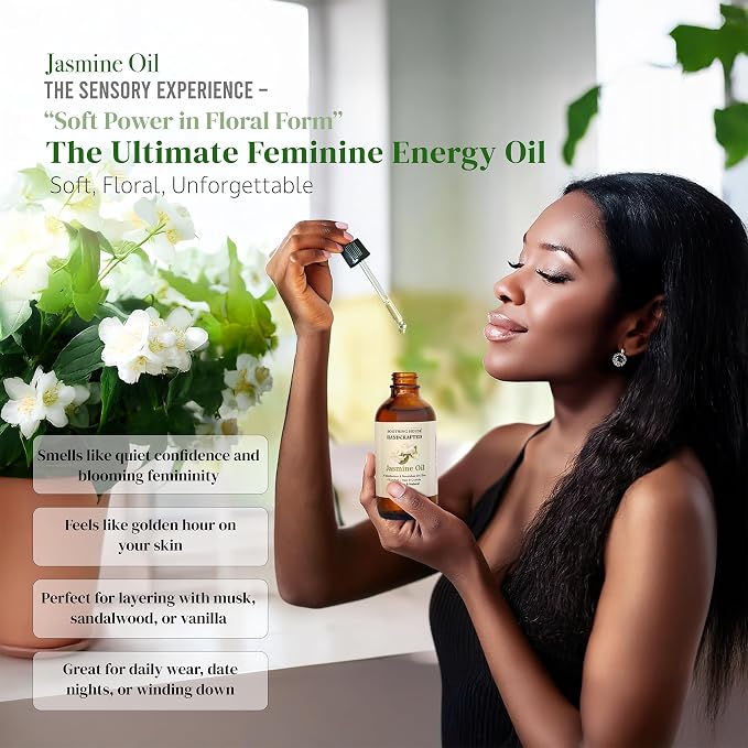 Jasmine Body, Hair & Nail Oil: Nourishing & Fast-Absorbing, Lightweight Glow - Image 7