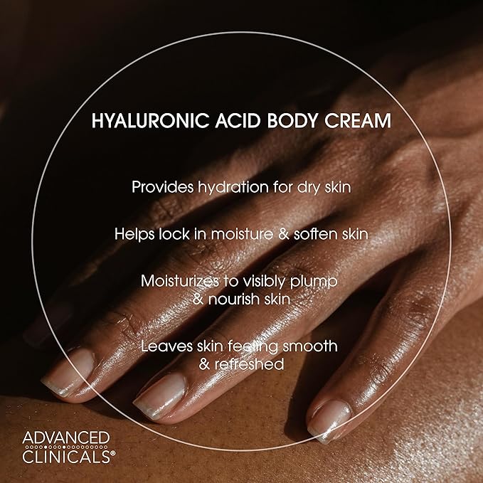 Advanced Clinicals Collagen Peptides Body Lotion + Hyaluronic Acid Moisturizer - Image 9