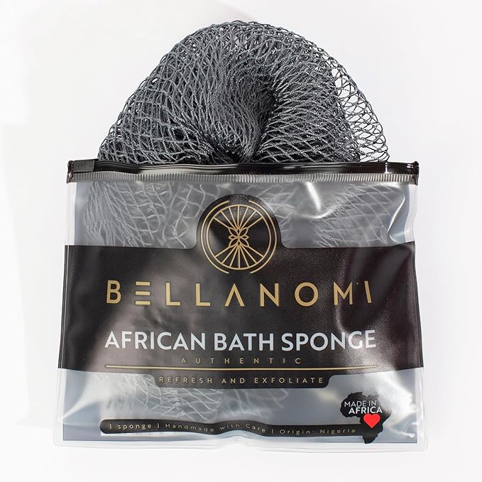 BELLANOMI African Exfoliating Net Sponge, Ethically sourced from Nigeria by Bellanomi