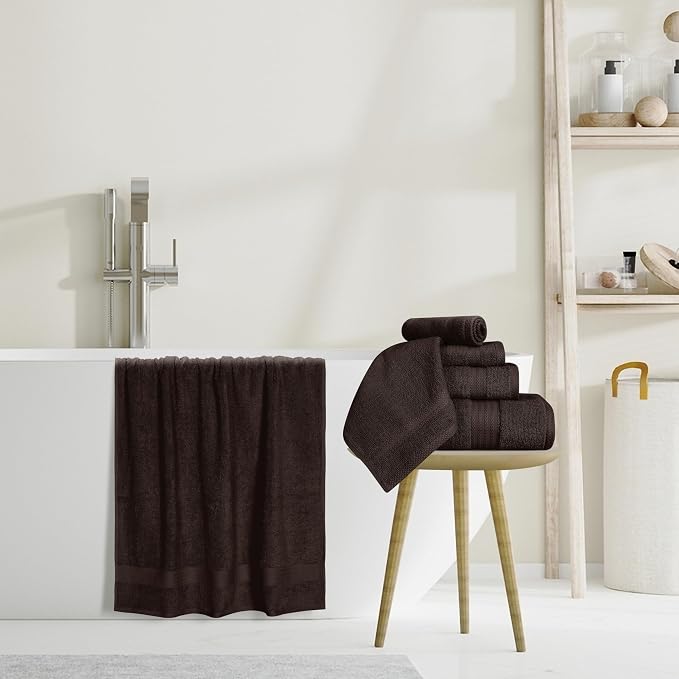 GLAMBURG Ultra Soft 8-Piece Towel Set - Image 5