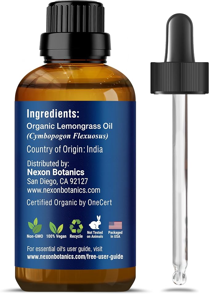 Organic Lemongrass Essential Oil 30 ml - Image 8