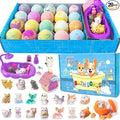 Kids Bath Bombs with Surprise Inside, 20 PackGift Set, Natural Organic Bubble by Kottke