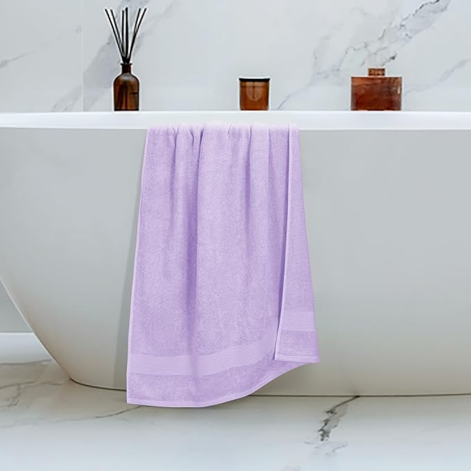 Belizzi Home 4 Pack Bath Towel Set 27x54, 100% Ring Spun Cotton, Ultra Soft - Image 5