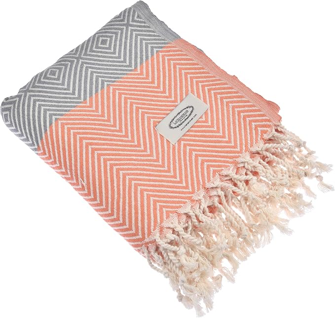 Beach Towel | Cotton Beach Towels, Sand Free, Highly Absorbent, Quick Dry - Image 3