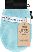 Korean Exfoliating Glove for Shower – Deep Body Scrubber & Face Exfoliator – by YumeraKirano