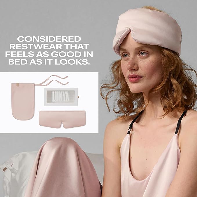 Lunya Washable Silk Sleeping Mask - Image 7