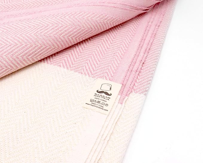 Bazaar Anatolia Turkish Beach Towel 100% Cotton Bath Towels 71x39 Quick Dry - Image 7