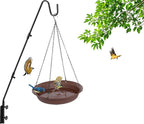 VUWEZ Hanging Bird Bath, Hanging Bird Water Feeder - Image 4