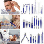 Manicure Set Pedicure Kit Womens Nail Clippers Set 32 in 1 Professional - Image 2