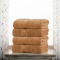 Superior Egyptian Cotton Pile Bath Towel Set of 4, Ultra Soft Luxury Towels by SUPERIOR