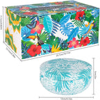 4-Pack Citronella Candle Set in Decorative Tropical Flower Tin Boxes - Image 7