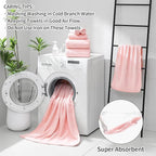 Ultra Soft Bath Towel Set, 12 Piece Family Bathroom Towel Set - Image 6