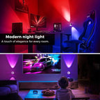 L LOHAS LED Night Light, Color Changing Night Lights Plug into Wall, Rotating - Image 5