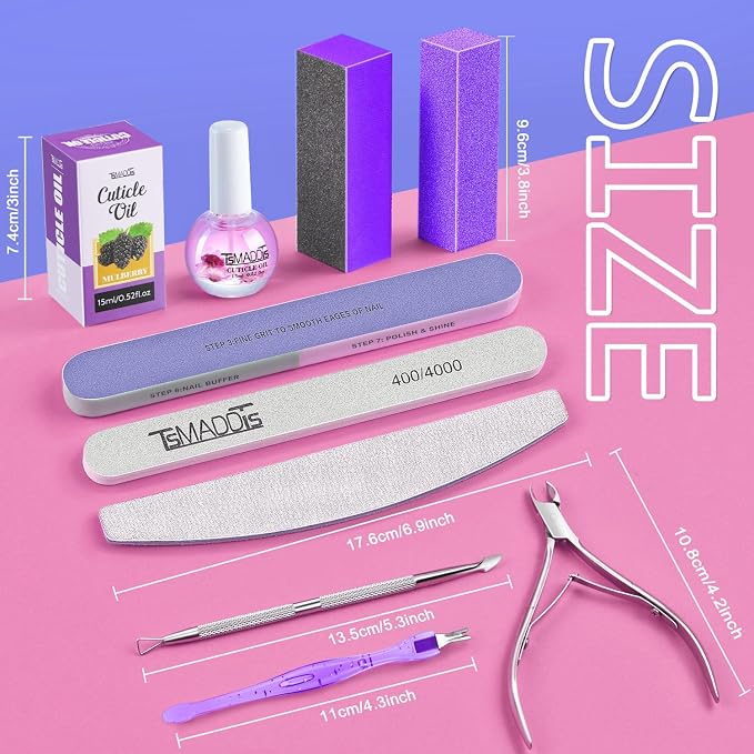 TsMADDTs Manicure Tools Kit - Image 3