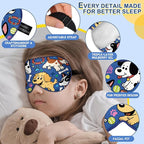 Kids Silk Sleep Mask: 100% Mulberry Silk Eye Mask - Image 3
