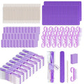 50 Sets Disposable Manicure Kit Basics 4 Piece Nail Kit by Uyolaxed