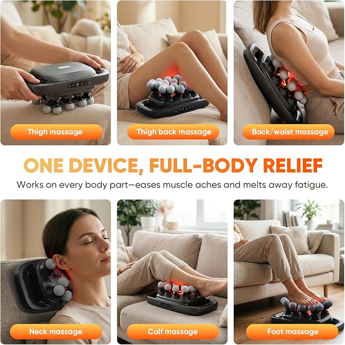 HOTU 20 Head Massage Gun Deep Tissue, Muscle Back Massager - Image 7
