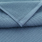 CASA COPENHAGEN Wafffle 4Pcs 100% Egyptian Cotton Large Designer Towels Gift - Image 3