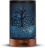 EQUSUPRO Essential Oil Diffuser 150ml Black Metal Aromatherapy Oil Diffuser by EQUSUPRO