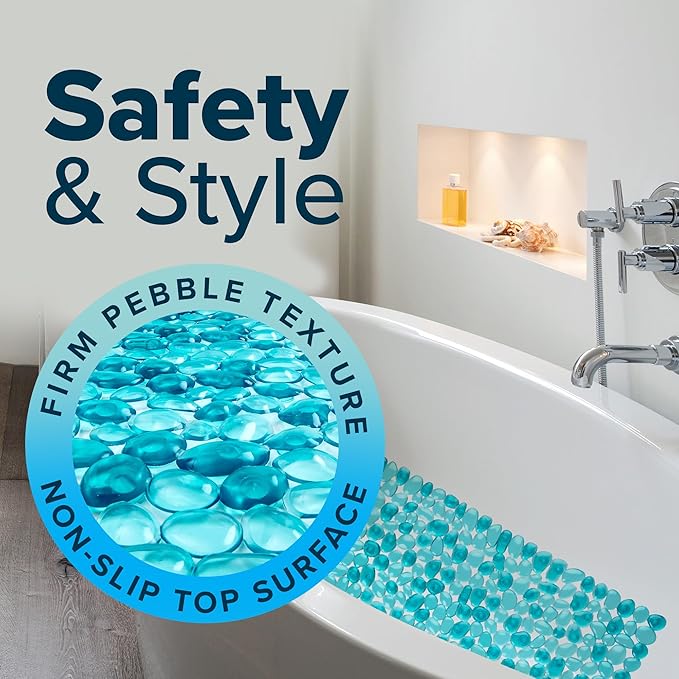 SlipX Solutions Non Slip Pebble Bath Mat - Image 3