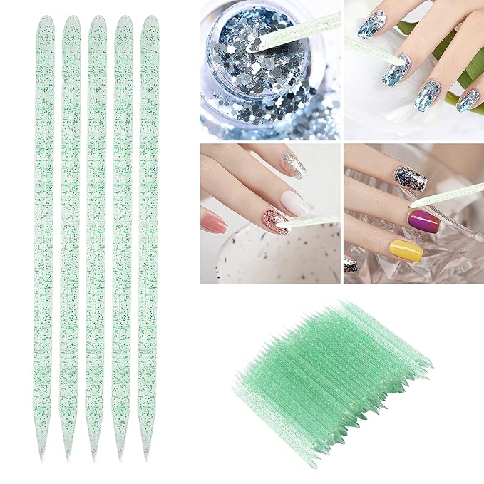 100 pieces disposable cuticle pusher, cuticle pusher remover cleaner - Image 7
